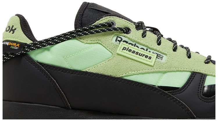 Reebok Pleasures x Classic Leather Neon Mint