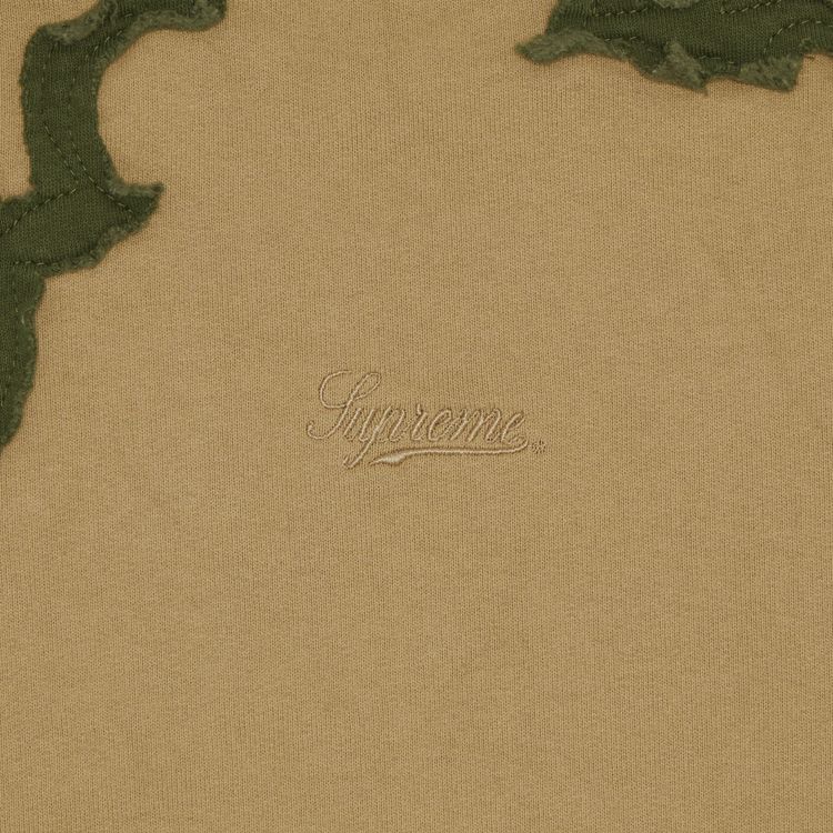 Supreme Western Cut Out Hooded Sweatshirt Dark Tan