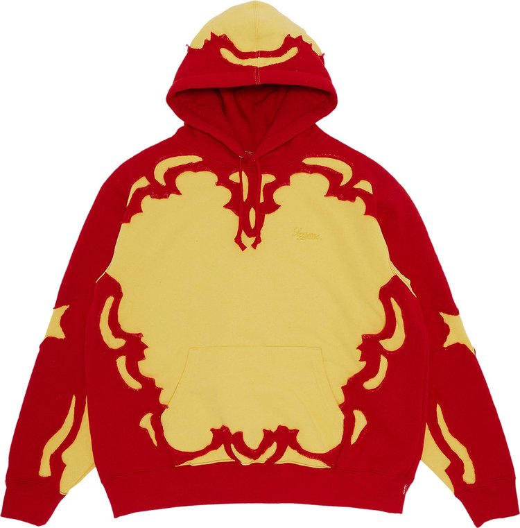 Supreme Western Cut Out Hooded Sweatshirt 'Gold'