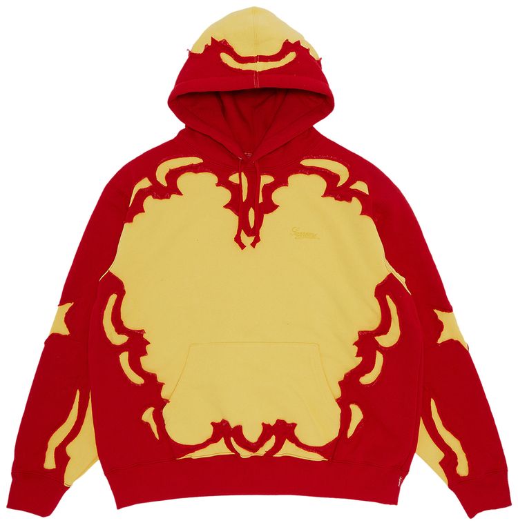 Supreme Western Cut Out Hooded Sweatshirt Gold