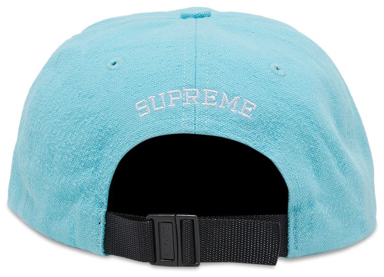 Supreme Classic Logo 6 Panel Light Blue