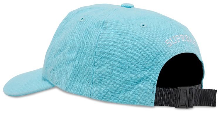 Supreme Classic Logo 6 Panel Light Blue