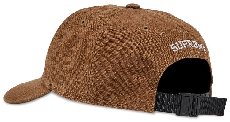 Supreme Classic Logo 6 Panel Olive Brown