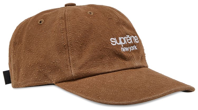 Supreme Classic Logo 6 Panel Olive Brown