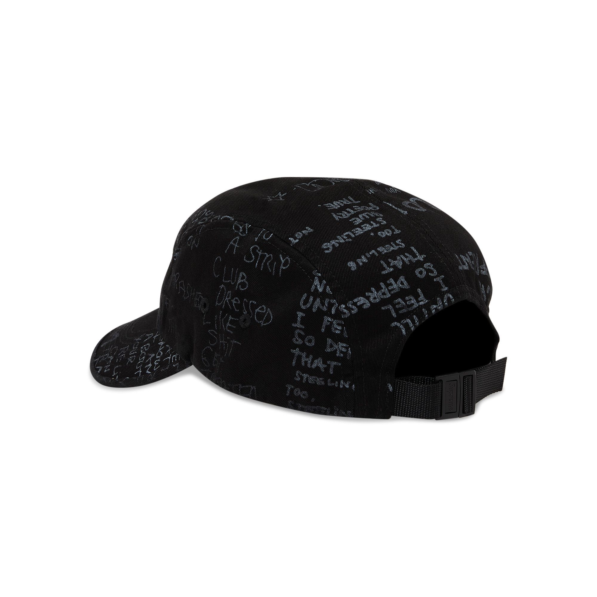 Buy Supreme Gonz Poems Camp Cap 'Black' - SS23H126 BLACK | GOAT