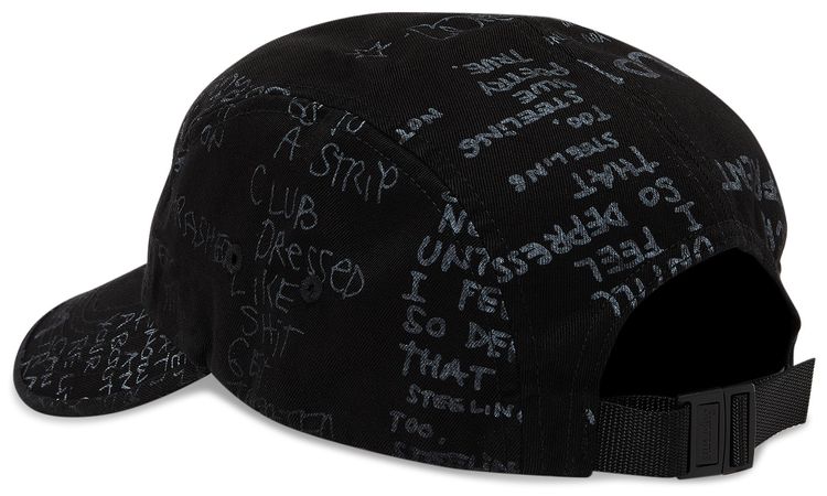 Supreme Gonz Poems Camp Cap Black