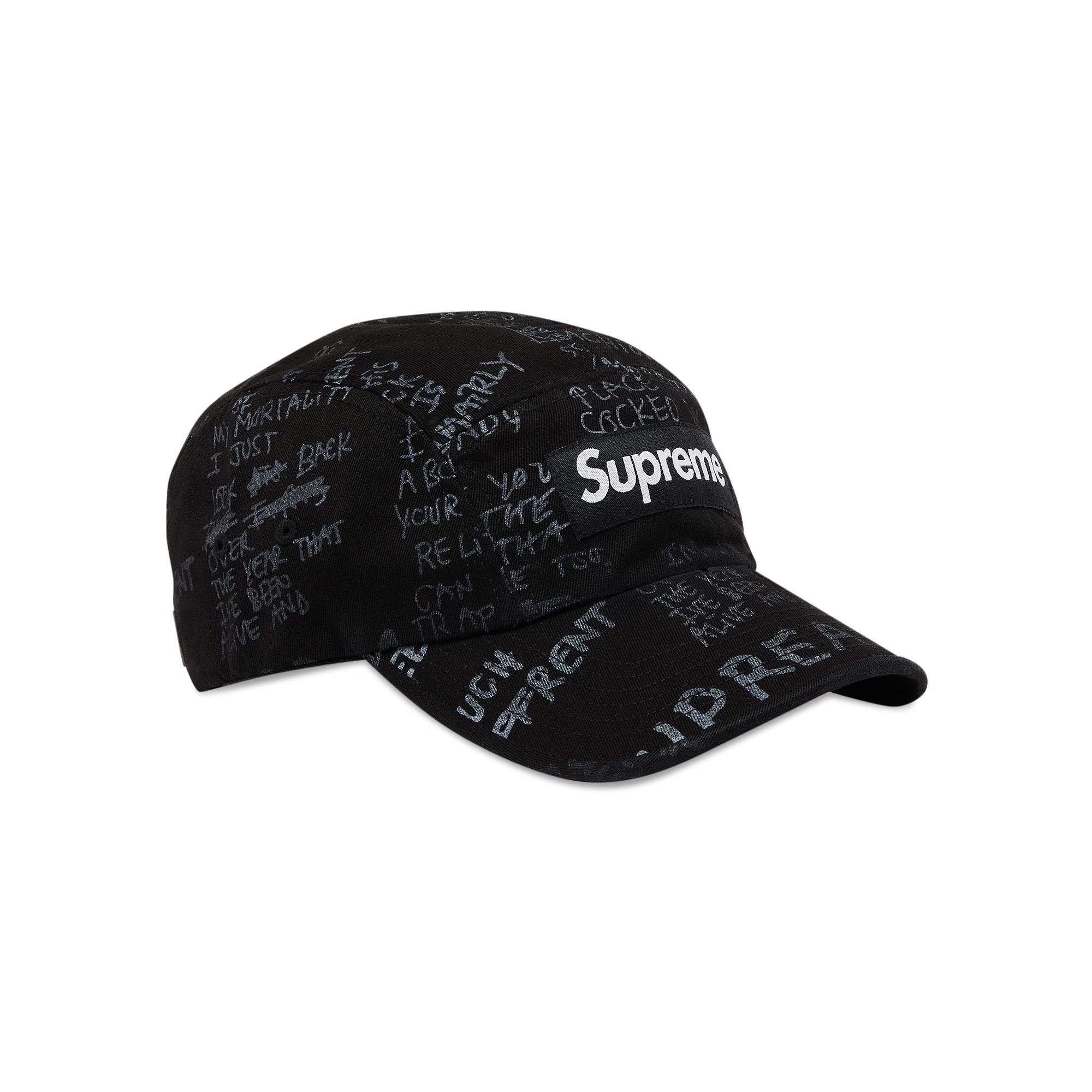 Buy Supreme Gonz Poems Camp Cap 'Black' - SS23H126 BLACK | GOAT