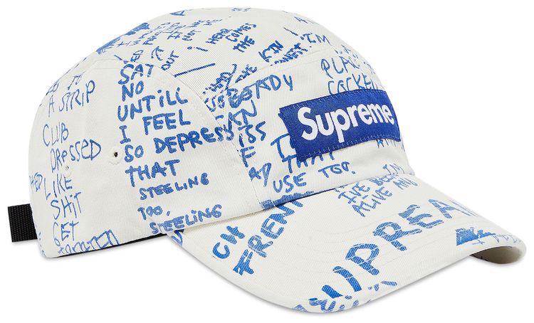 Supreme Gonz Poems Camp Cap White