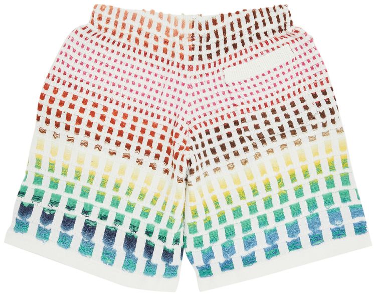 Supreme Gradient Grid Knit Short Natural