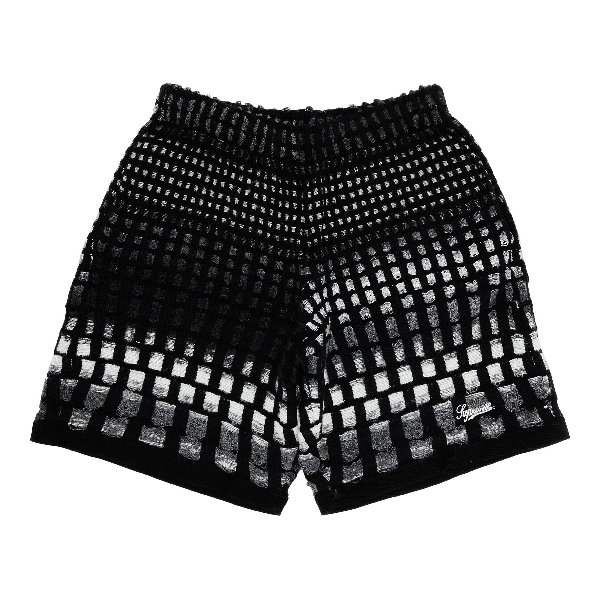Buy Supreme Gradient Grid Knit Short 'Black' - SS23SH28 BLACK | GOAT