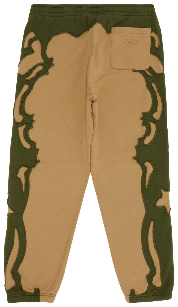 Supreme Western Cut Out Sweatpant Dark Tan