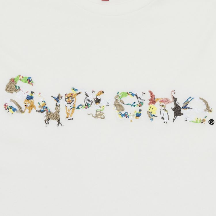 Supreme Animal Kingdom Short Sleeve Top White