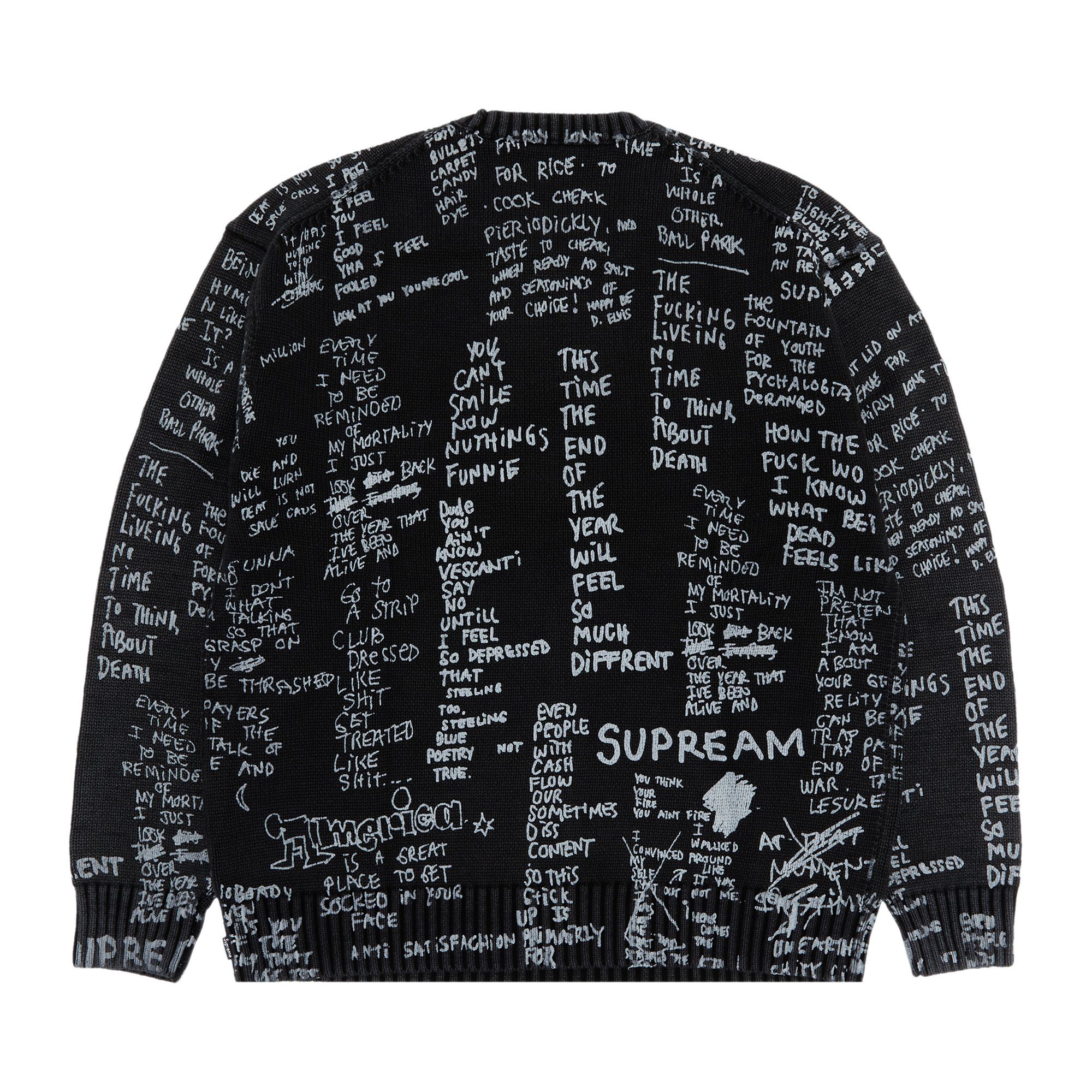 【GINGER掲載商品】 Buy GOAT | BLACK SS23SK28 - 'Black' Sweater Poems Gonz Supreme トップス