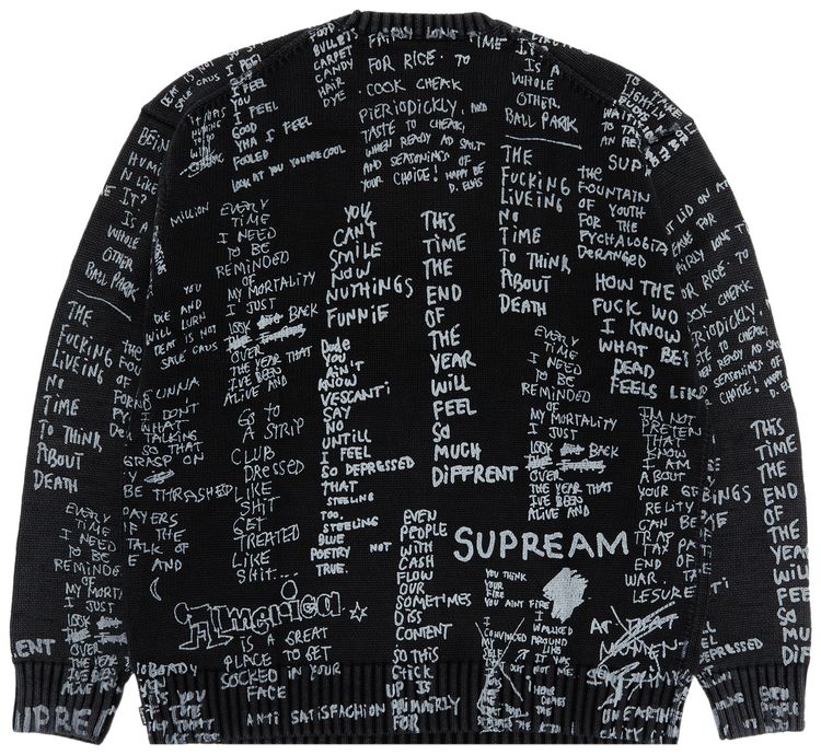 Buy Supreme Gonz Poems Sweater 
