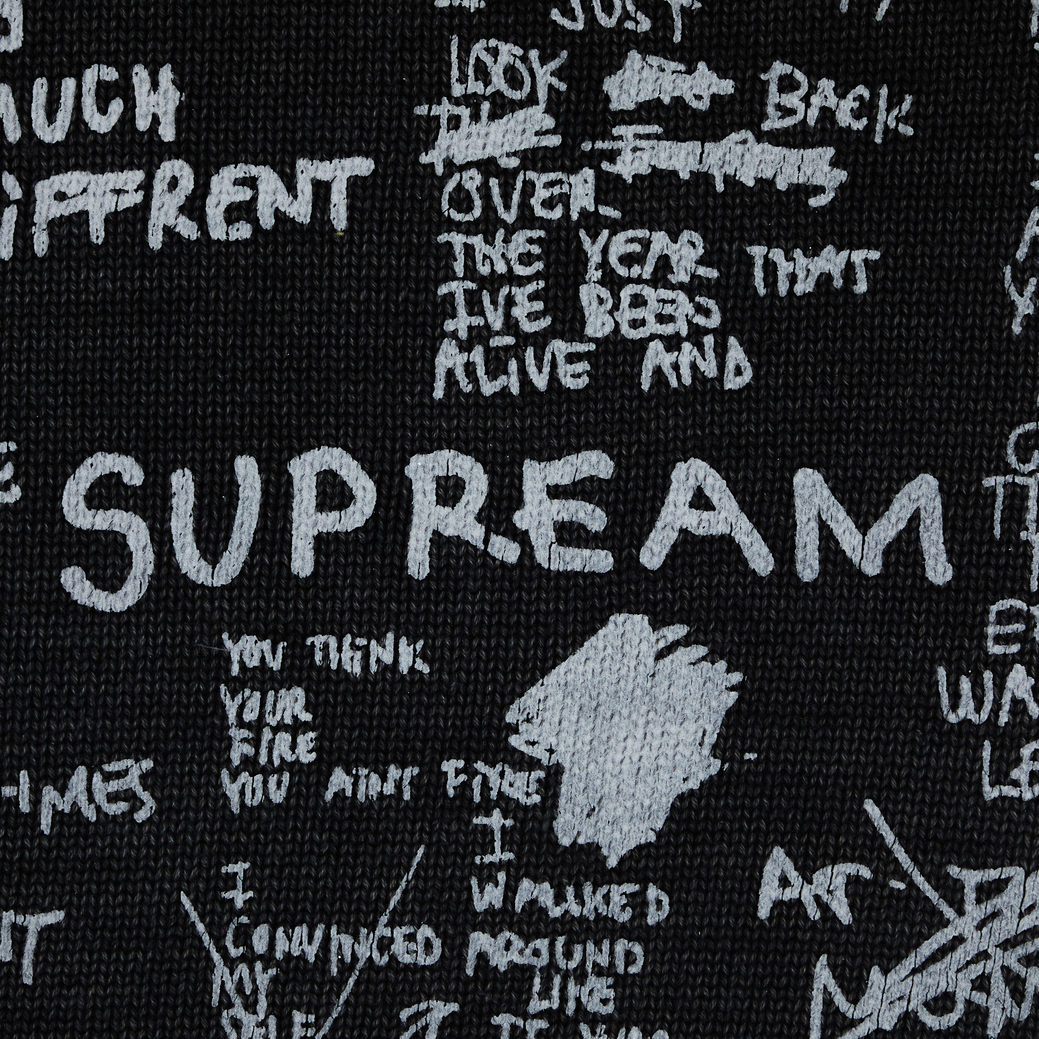 人気が高い - 'Black' Sweater Poems Gonz Supreme Buy SS23SK28 GOAT | BLACK トップス
