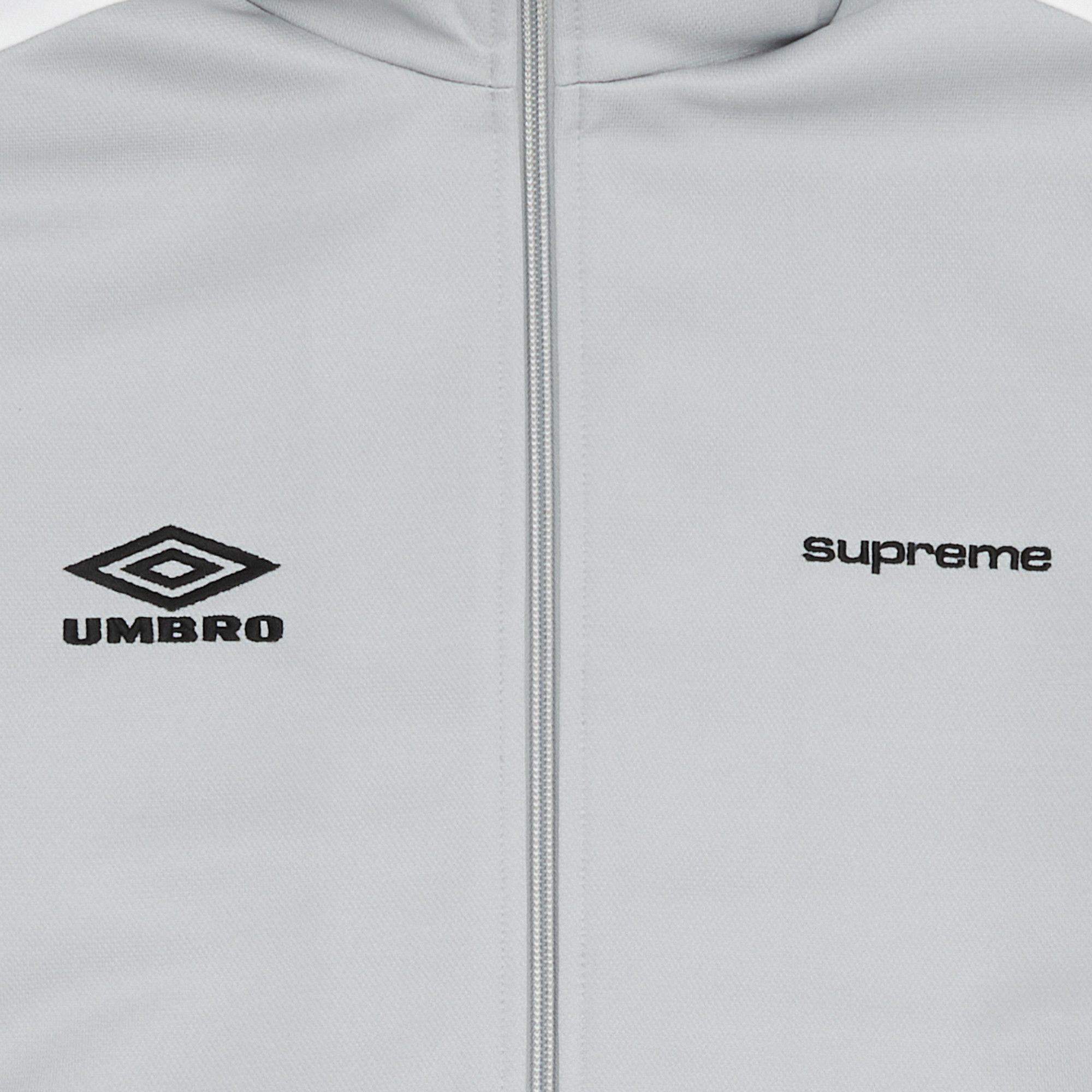 Size xl Supreme x Umbro Snap Sleeve Jacket 'Light Grey'