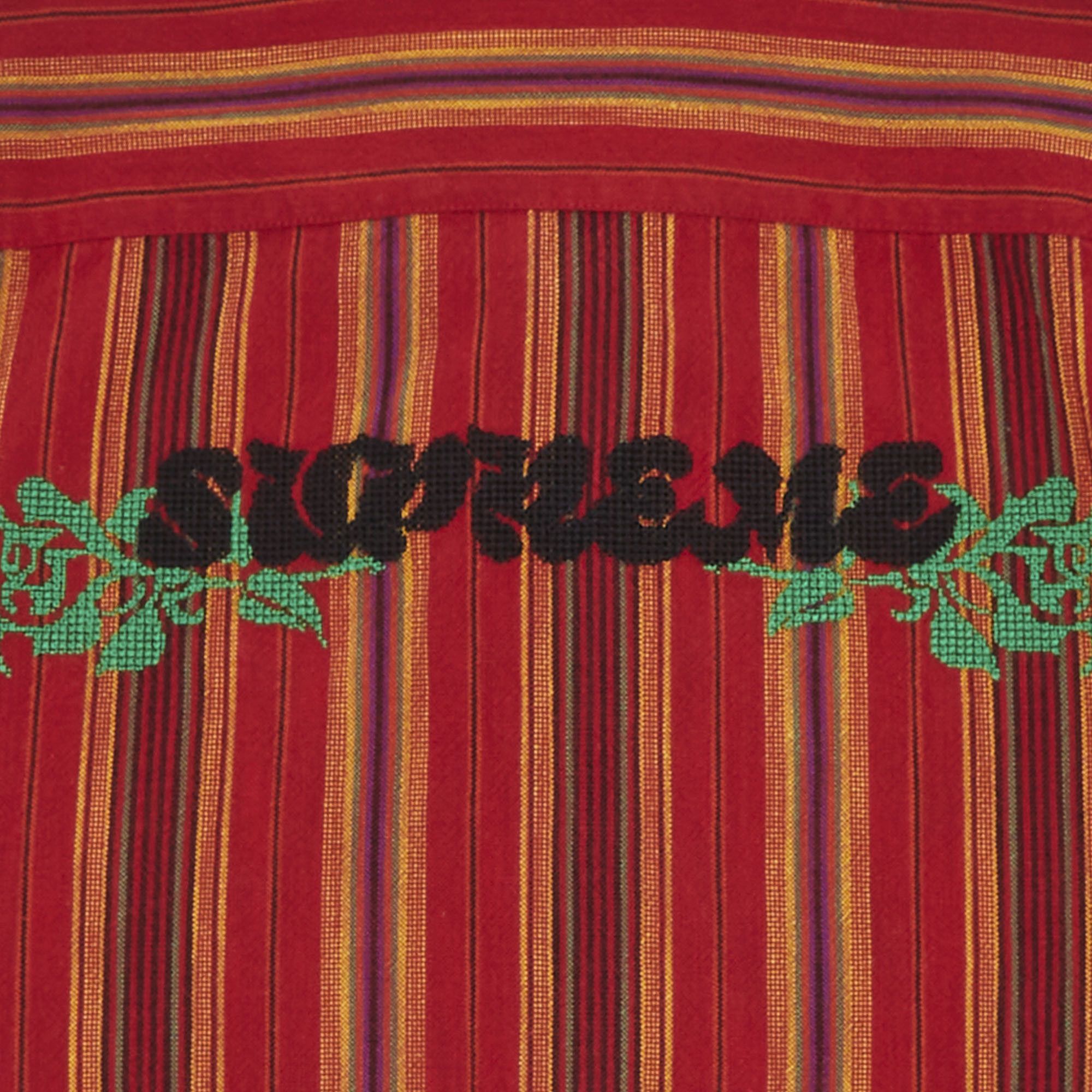 Buy Supreme Needlepoint Short-Sleeve Shirt 'Gold Stripe' - SS23S30
