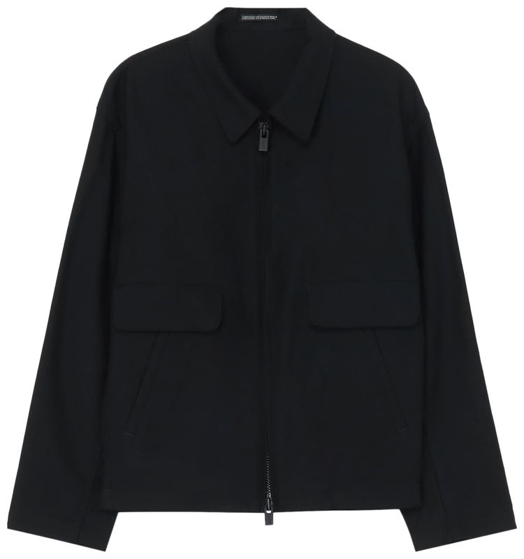Yohji Yamamoto Pour Homme One Layer Single Riders Jacket Black