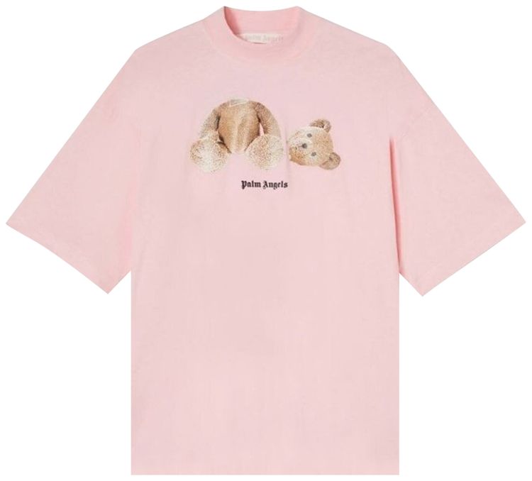 Palm Angels Bear Loose Tee Almond Blossom