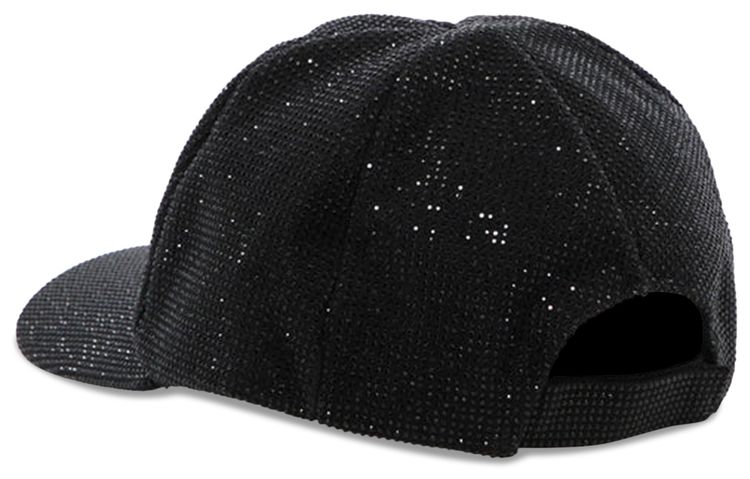 Palm Angels Big Palm Embroidered Baseball Cap Black