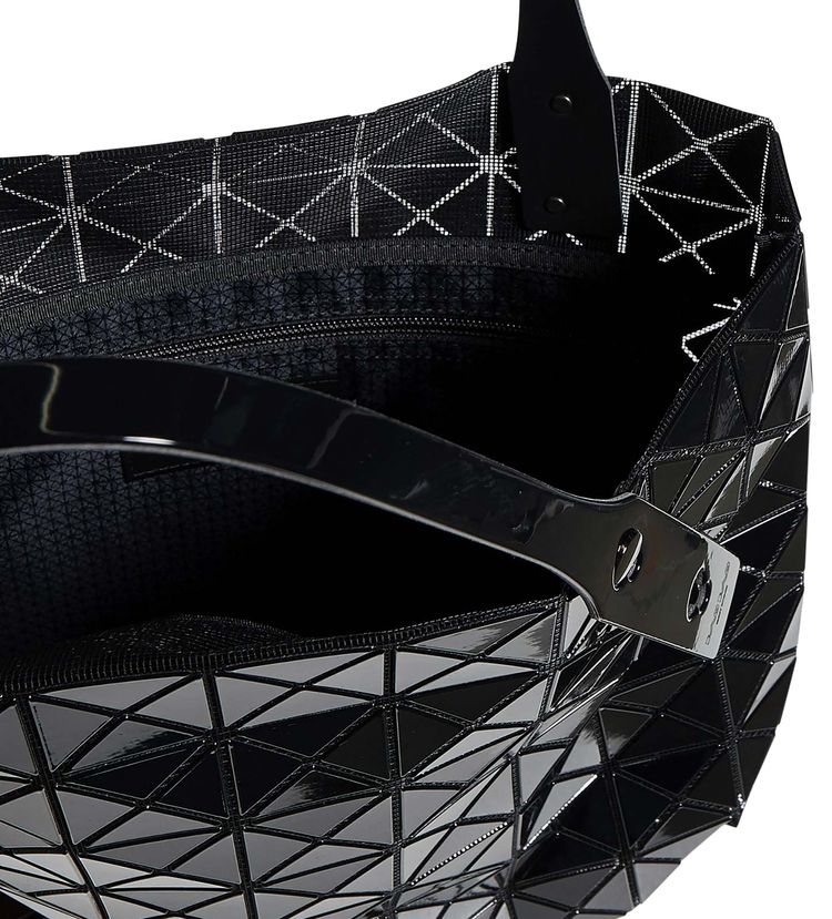Bao Bao Issey Miyake Lucent Top Handle Tote Bag Black
