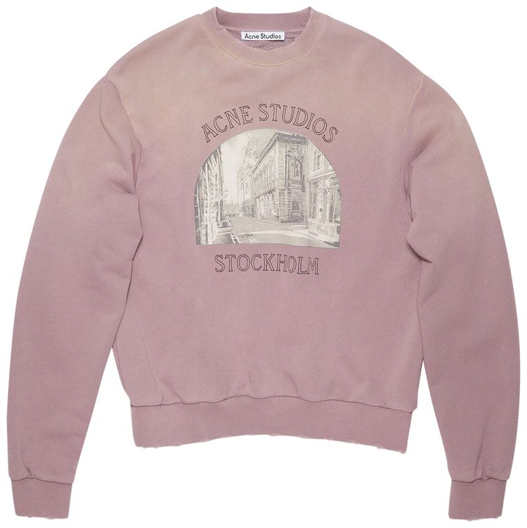 Acne Studios Printed Sweater Dusty Purple