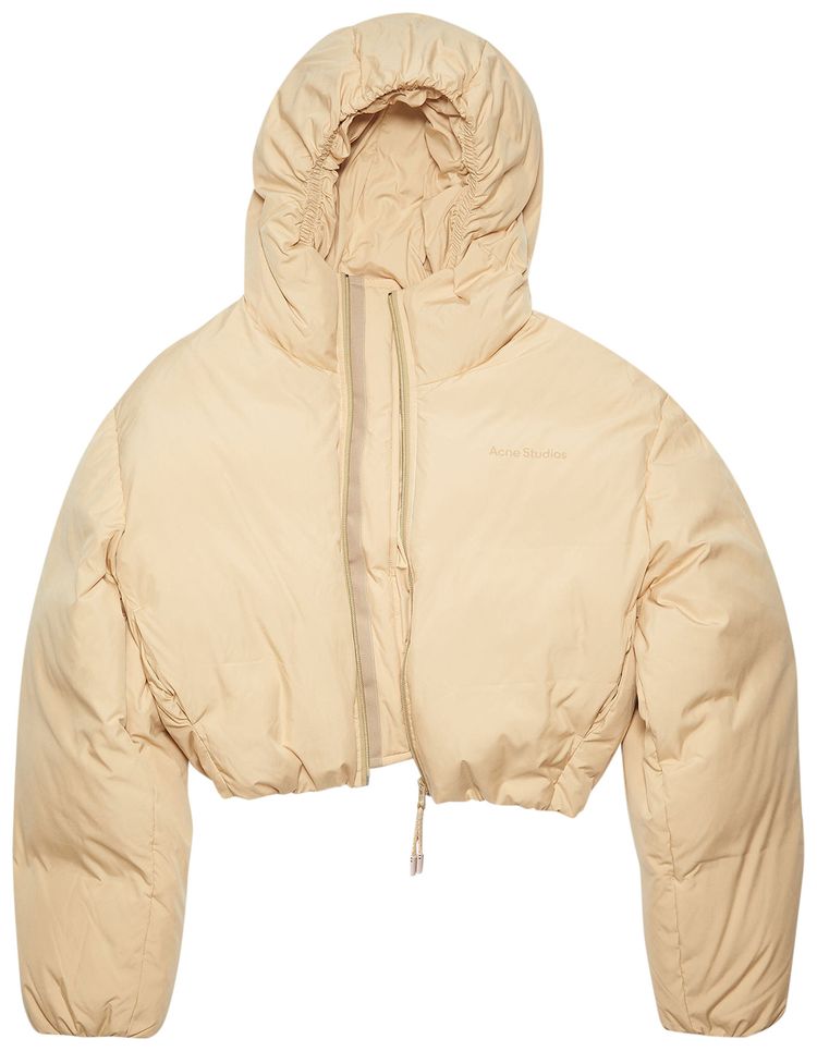 Acne Studios Hooded Bomber Jacket SandBeige