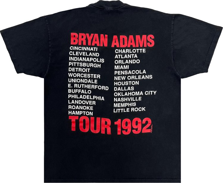 Music Bryan Adams Tour Tee Black