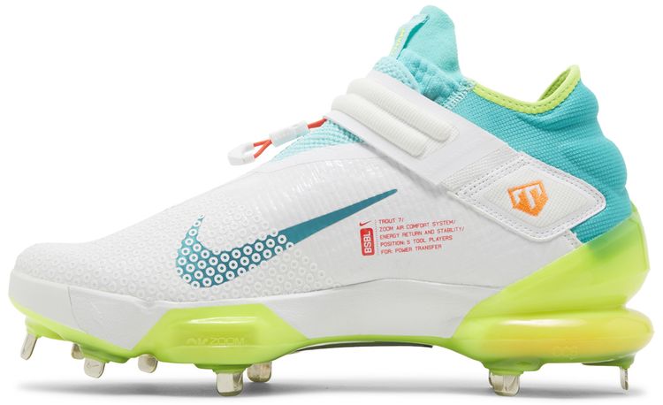 Nike Force Zoom Trout 7 White Aurora Green