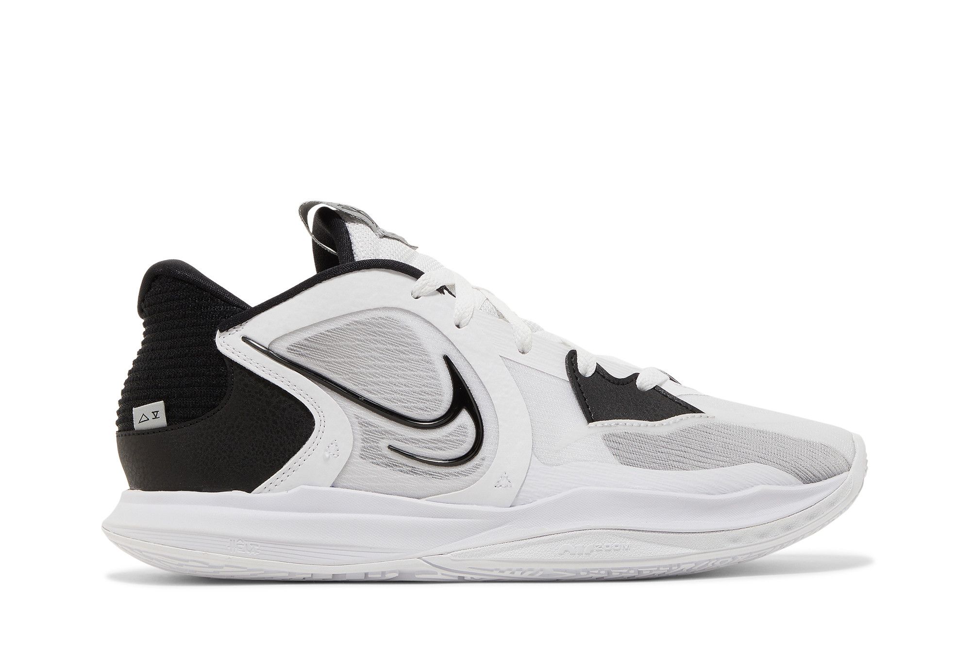 Size 10.0 Kyrie Low 5 White Wolf Grey Black