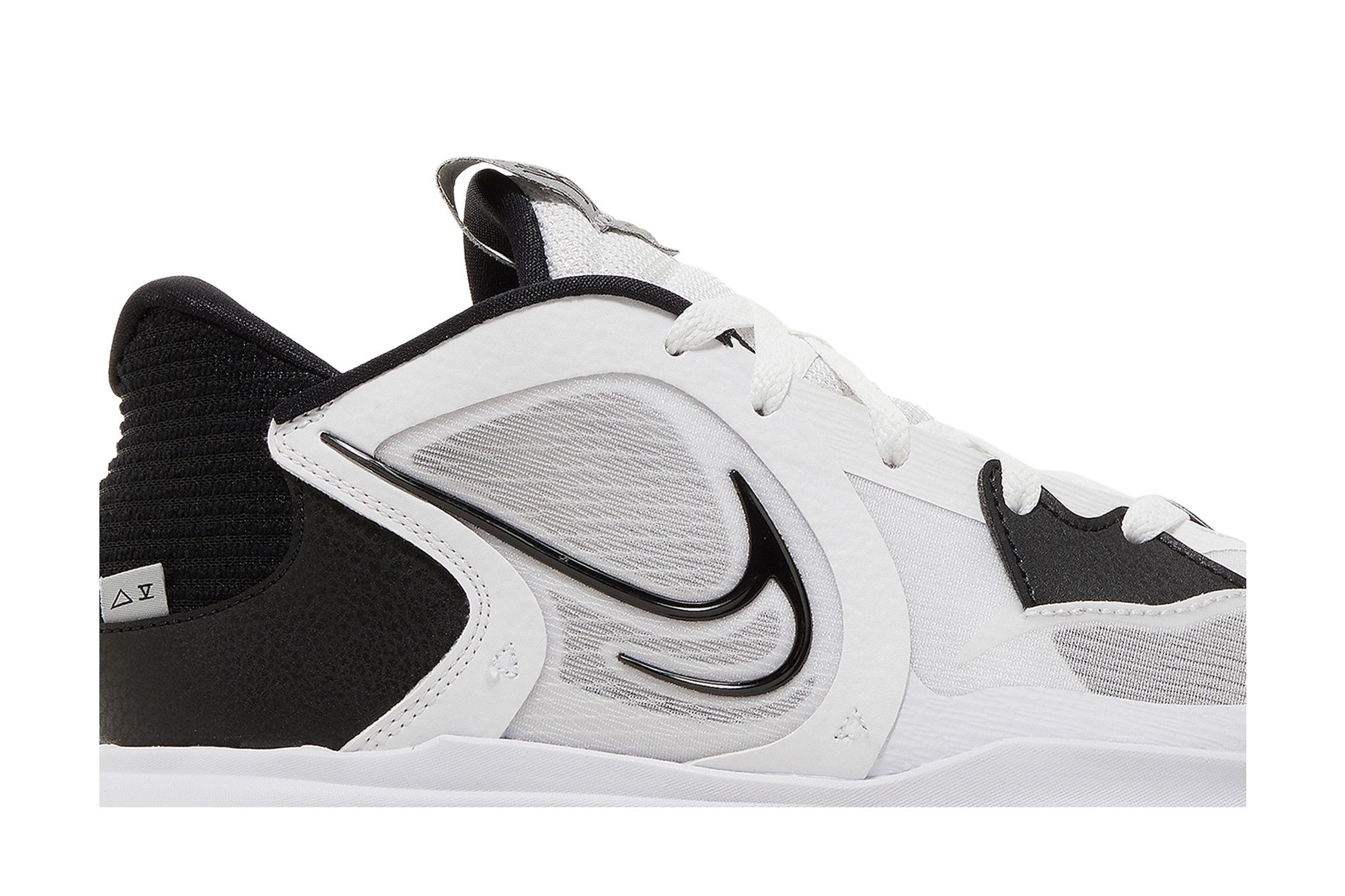 grey and white kyrie 5