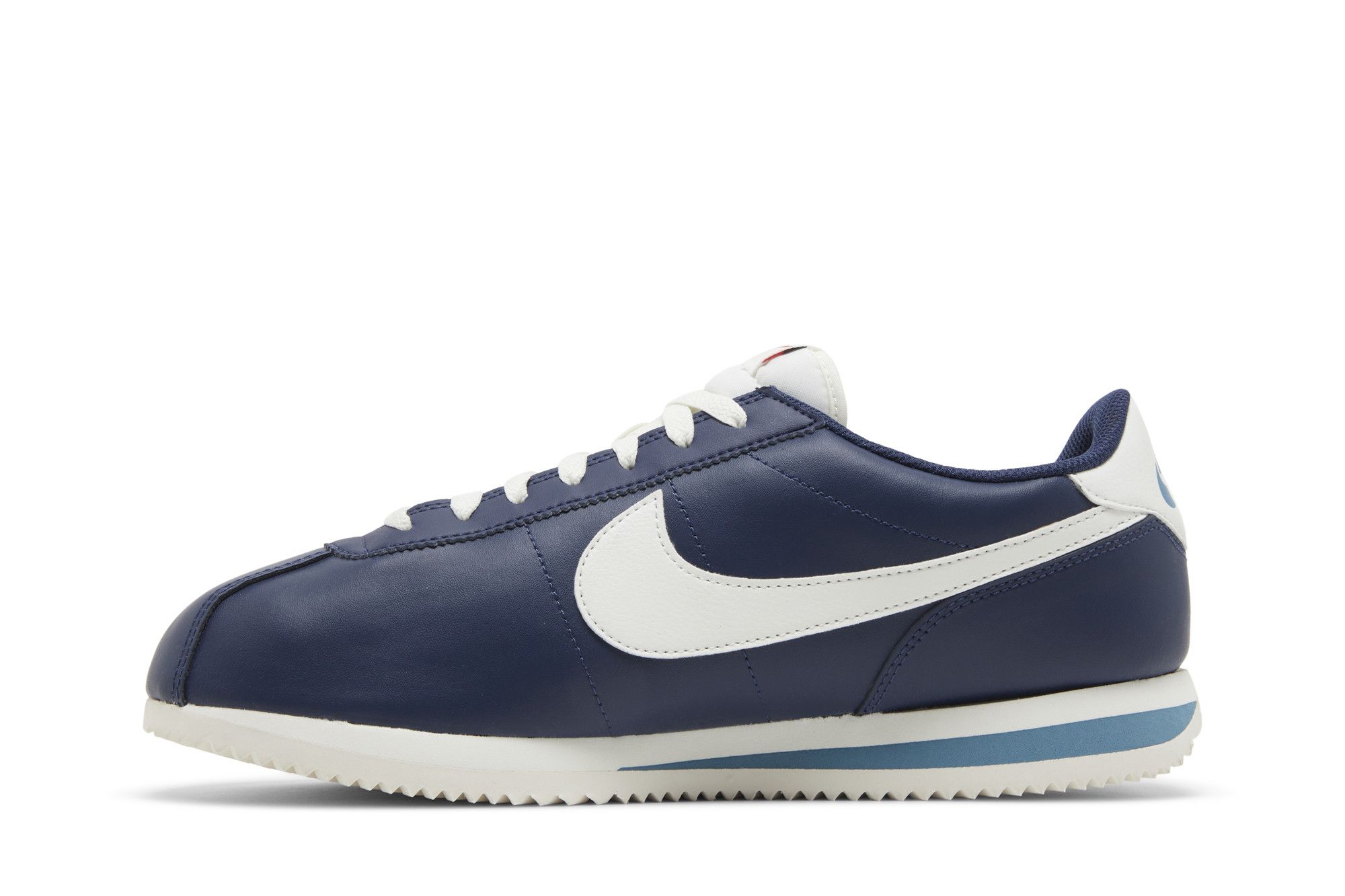 Nike cortez navy leather store