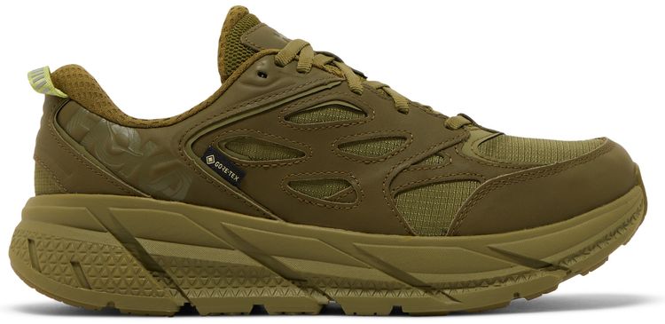 HOKA Clifton L GORE TEX Avocado Green Moss