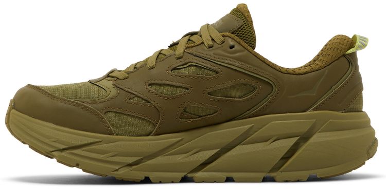 HOKA Clifton L GORE TEX Avocado Green Moss