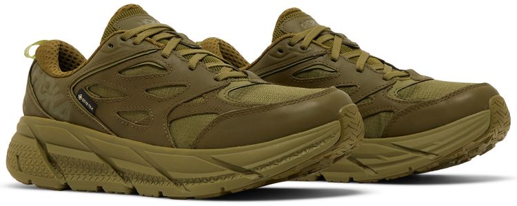 HOKA Clifton L GORE TEX Avocado Green Moss