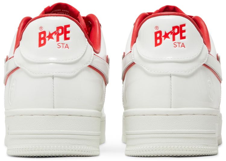 Bapesta 8 M1 White Red