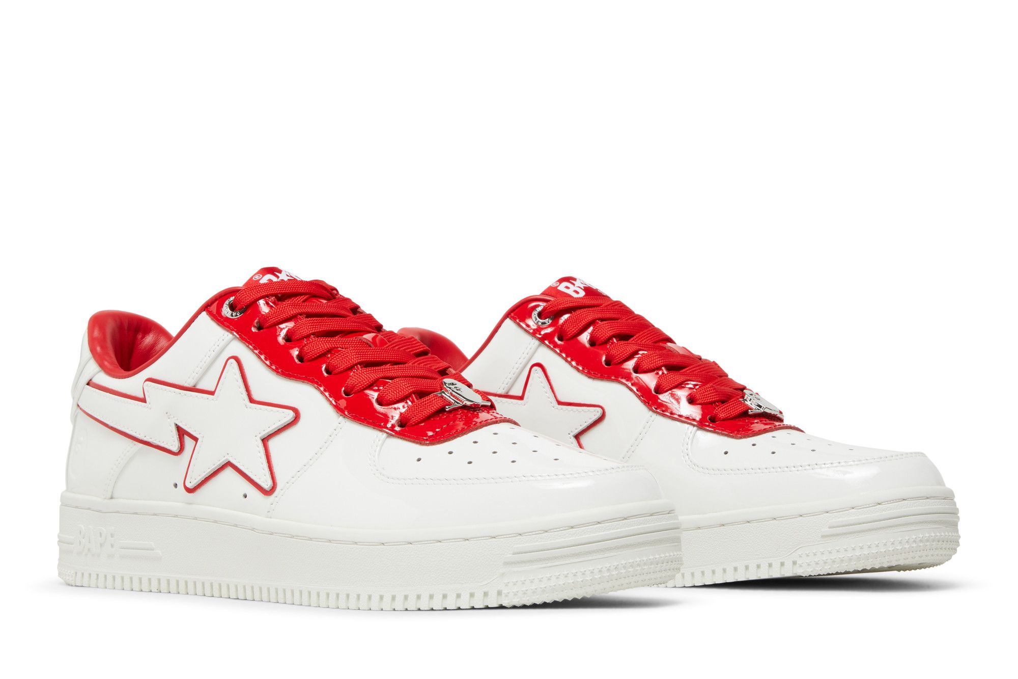 Buy Bapesta #8 M1 'White Red' - 1J30191017 RD | GOAT