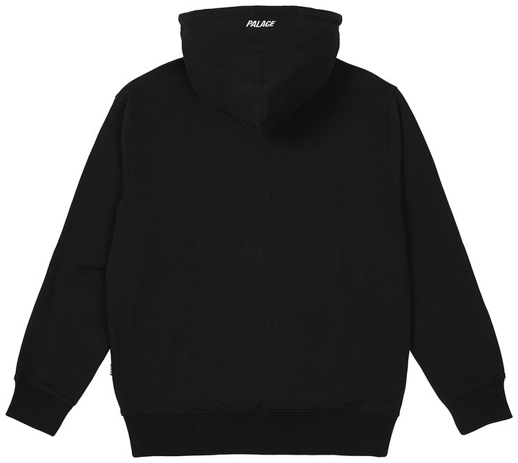 Palace Felt P Zip Hood Black