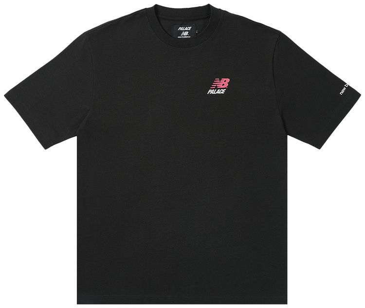 Palace x New Balance Logo T Shirt Black