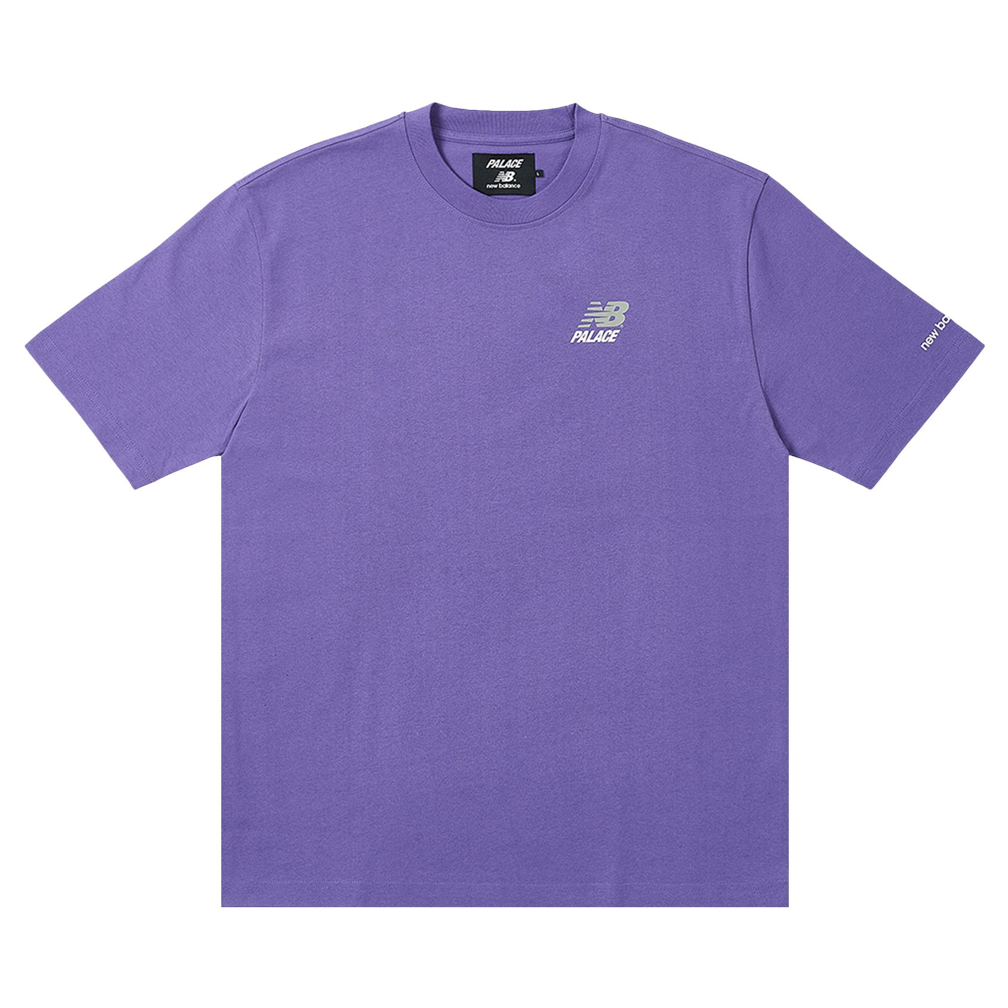 Size xl Palace x New Balance Logo T Shirt Purple