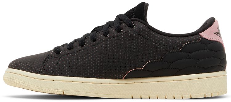 Air Jordan 1 Centre Court Perforated Black Pink