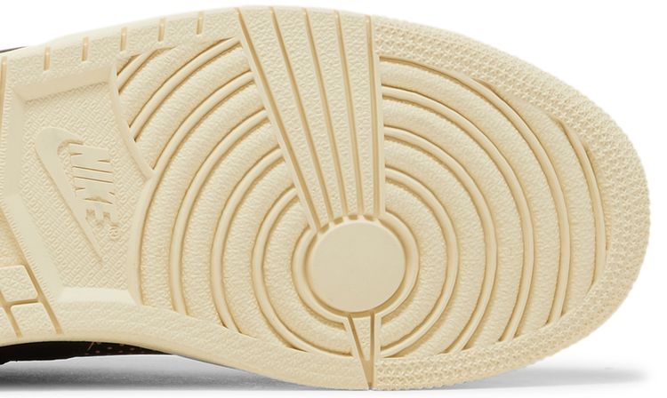 Air Jordan 1 Centre Court Perforated Black Pink