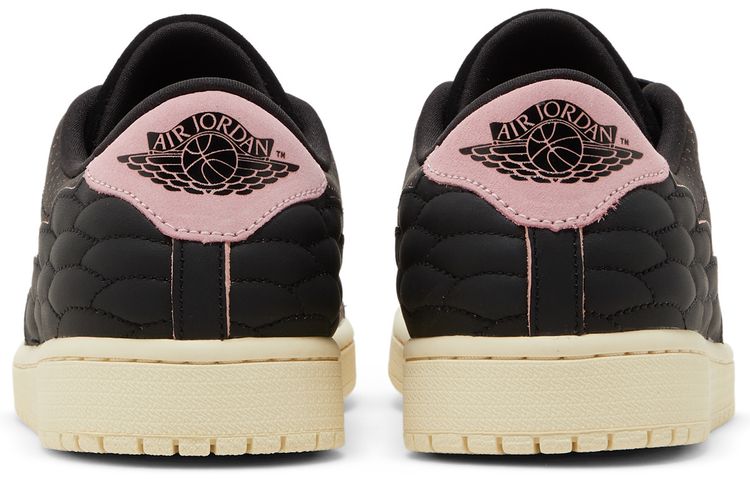 Air Jordan 1 Centre Court Perforated Black Pink