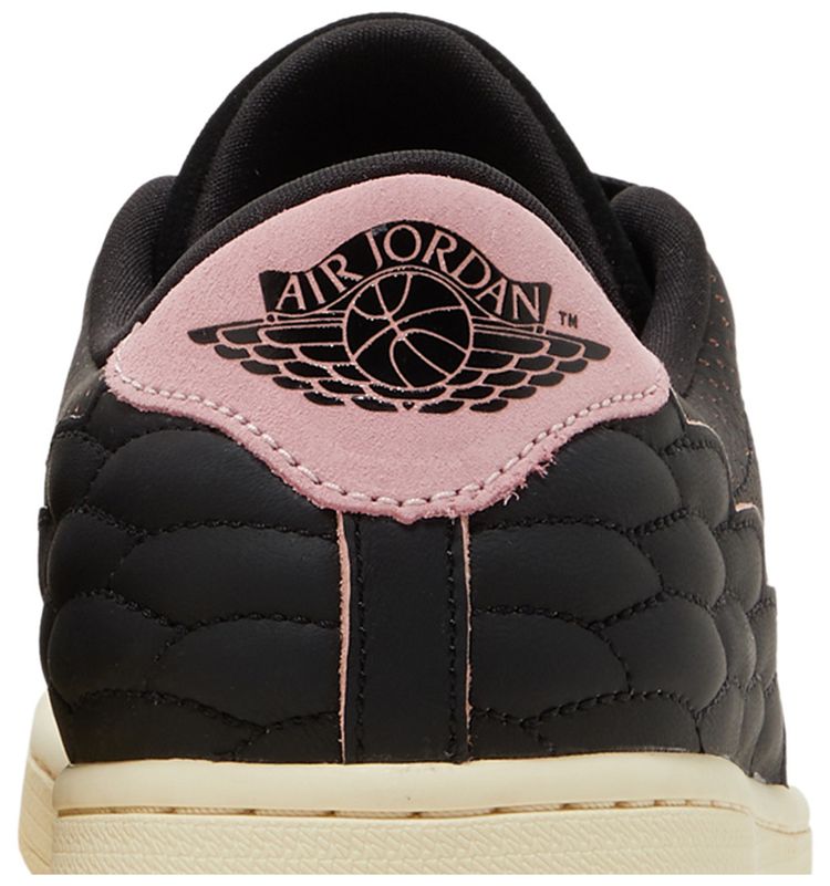 Air Jordan 1 Centre Court Perforated Black Pink
