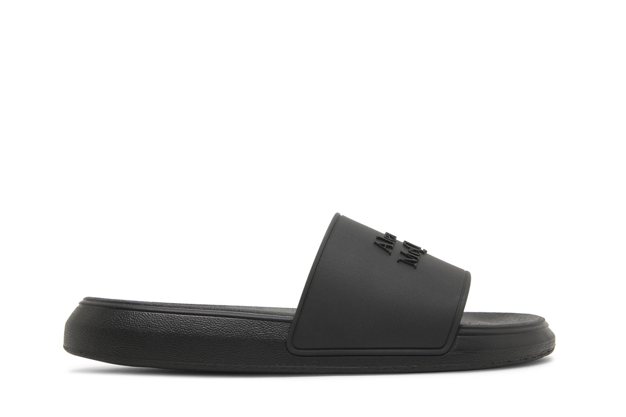 【alexander mcqueen】logo slide / 666983 W4QS0 1000 Buy Alexander Mcqueen Wmns Logo Slides 'Black' - 666983