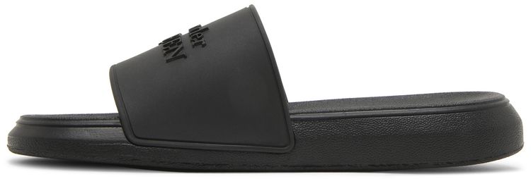 Alexander Mcqueen Wmns Logo Slides Black