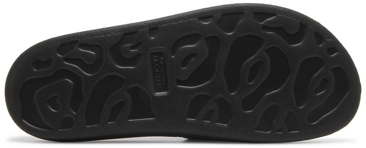 Alexander Mcqueen Wmns Logo Slides Black