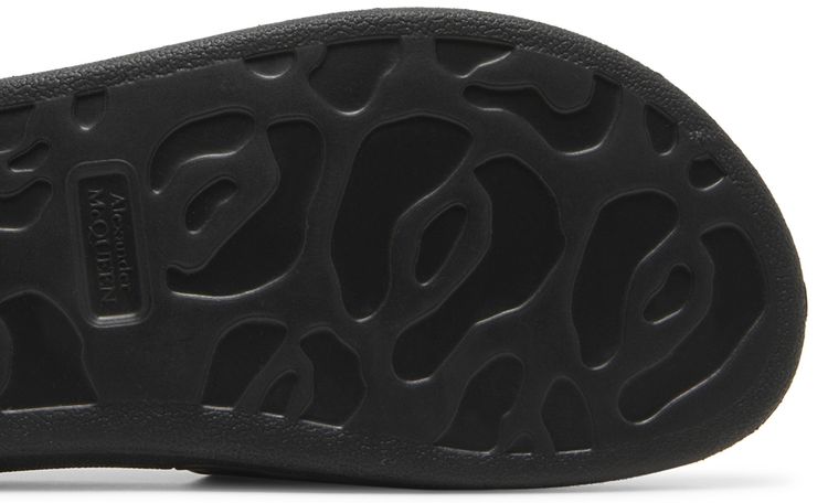 Alexander Mcqueen Wmns Logo Slides Black