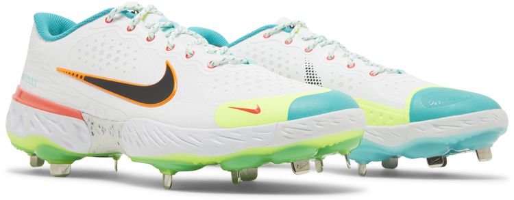 Nike Alpha Huarache Elite 3 Low White Infrared Volt