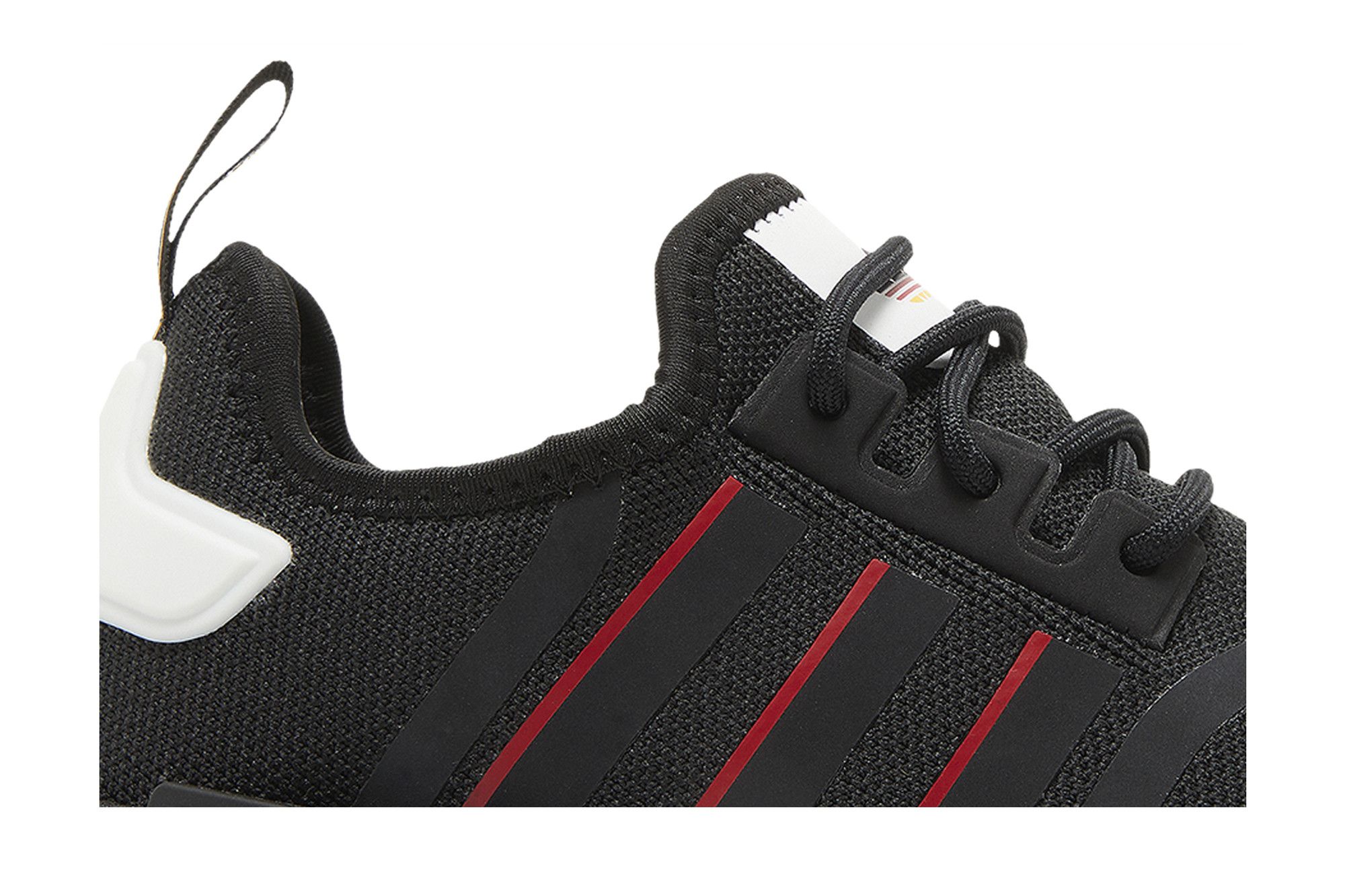 Adidas nmd womens black and red top